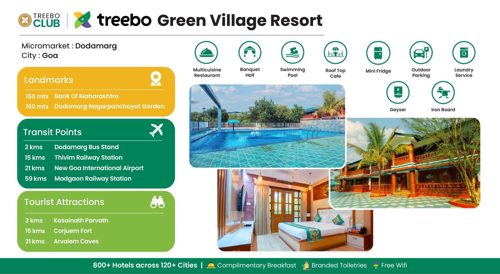 Treebo Green Village Resort - Goa Maneri  Exterior photo